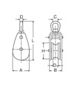 32 mm Bloczek Nierdzewny Do Liny Stalowych 8369 EAN (GTIN) 4022697015965