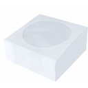 БУМАЖНЫЕ КОНВЕРТЫ CD DVD с окошком, белые, 100 шт.