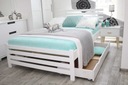 BRITA белая деревянная кровать 120х200 + МАССИВНЫЙ каркас
