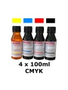 СЪЕДОБНЫЕ ЧЕРНИЛА 4 X 100 МЛ CMYK CANON