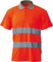 KOSZULKA POLO OSTRZEGAWCZA VIZWELL VWPS01-B pomarańczowa r. 3XL