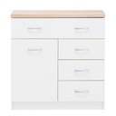 TOP MIX комод, 1д4с, белый, МЕБЕЛЬБОС, БЕСПЛАТНО