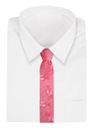 Розовый галстук Angelo di Monti с узором пейсли