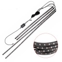 ОСВІТЛЕННЯ ДНА ПІД АВТО LED (СВІТЛОДІОД) RGB NEON 2X60 + 2X90 APP BLUETOOTH  (18852777090) фото min 12