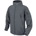 Мужская куртка SOFTSHELL GUNFIGHTER HELIKON WATER-RESISTANT WINDOW COAT Grey L