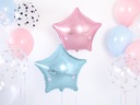 Набор шариков с конфетти №1 для розового годовалого ребенка.