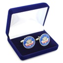 Запонки «100 лет полиции» в футляре