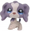 LPS Littlest Pet Shop кокер-спаниель собака фиолетовый