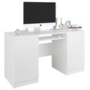 Мебель Компьютерный стол ноутбук 135см белый N6