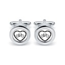 Элегантные велосипедные запонки LOVE BIKE