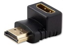 АДАПТЕР HDMI УГЛОВОЙ ВИЛКА/РОЗЕТКА