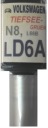 VW LG9R G7X A7 SILVER ARROW PEINTURE ZAPRAWKA VERS RYSphoto 11