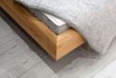 DSI-meble Drevená posteľ DOME 120x220 long levitujúca JELŠA Zbierka Łóżka drewniane olchowe