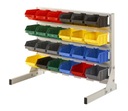 Полка с контейнерами для мастерских кювет, вместимость 24 шт.