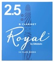 Трость D'Addario RICO ROYAL для кларнета Bb 2,5