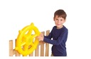 Большой руль, игрушка-пират, для детской игровой площадки JF41, синий