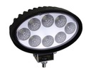 FARO DE DIODOS LUMINOSOS EN FUNCIONAMIENTO 8 DIODO LUMINOSO LED OVALO ANTINIEBLA 12-24V 