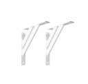 2 ШТ. ПОДДЕРЖКА ПОЛКИ РУЧКА-ОПОРА 240 мм БЕЛАЯ