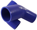 MDC SILICONE ELBOW 57 мм, 90 градусов, синий турбо интеркулер, впускной патрубок, плетеный