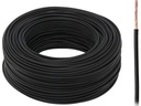 Kábel elektrický kábel LgY 1 x 1,5mm čierny 1m