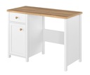 STORY Молодежный письменный стол с ящиком и белым шкафом