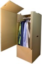 КАРТОННЫЕ КОРОБКИ ДЛЯ ПЕРЕЕЗДА КАРТОННЫЙ ШКАФ 2 шт.