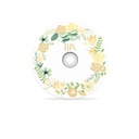 DVD с принтом причастия ЦВЕТОЧНЫЙ ВЕНОК IHS СВЯТОЕ ПРИЧАСТИЕ