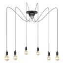 ПОДВЕСНАЯ ЛЮСТРА ПАУК ПОТОЛОЧНЫЙ СВЕТИЛЬНИК 6 E27 LED