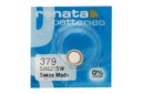 СЕРЕБРЯНАЯ БАТАРЕЯ RENATA 379 SR521SW, СДЕЛАНО В ШВЕЙЦАРИИ