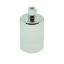 E27 ЛАМПА КРЫШКА ЛАМПЫ, ХРОМИРОВАННАЯ СЕРЕБРЯНАЯ