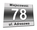НОМЕР ДОМА с номером дома на доске.