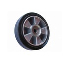 КОЛЕСО ДЛЯ ТЕЛЕЖКИ АЛЮМИНИЕВАЯ РЕЗИНА FI 180 ОТВЕРСТИЕ 20 ММ