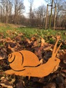 Улитка садовое украшение Corten Rust Industrial
