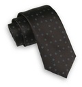 Коричневый мужской галстук Angelo di Monti - геометрический узор