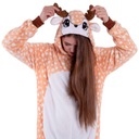 DEER Пижама Deer Kigurumi Onesie Женский и мужской комбинезон XL 175-182