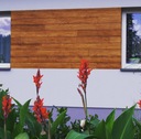 Fasádna doska flexibilná sada imitácia dreva na stenu Materiál imitácia dreva