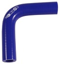 MDC СИЛИКОНОВОЕ КОЛЕНО 18мм 90 градусов синее турбо