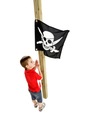 Пиратский флаг с подъемной системой для детской площадки, КБТ