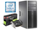Komputer do gier PC HP i3 SSD+HDD GT-1030 12GB