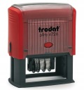 Штамп даты TRODAT 4726 75х38 мм красные чернила