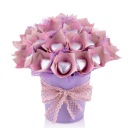 ПОДАРОК ​​НА ДЕНЬ ВАЛЕНТИНА БУКЕТ ИЗ ШОКОЛАДНЫХ СЕРДЦЕВ