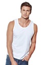 Мужская белая футболка без рукавов Stedman, размер L