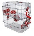 ZOLUX КЛЕТКА ДЛЯ ХОМЯКА СТЕРЖНЯ ДЛЯ МЫШЕЙ 3 DUO RED