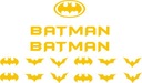 Наклейки «Бэтмен летучие мыши» 160-4B РАЗНЫЕ ЦВЕТА
