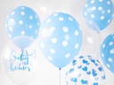 Баннер из воздушных шаров, набор чашек и тарелок для годовалого ребенка.