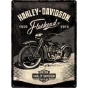 Вывеска металлическая HARLEY-DAVIDSON FLATHEAD 30x40