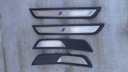 Декоративная накладка BMW f06 на порог м-пакет комплект.