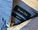 Tmavomodrá košeľa MASSIMO DUTTI M/L slim 9440 Dominujúci materiál bavlna