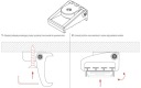 Регулируемый монтажный кронштейн KLUŚ REGIP-UV для алюминиевых профилей.