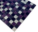Sklenená mozaika fialová AMETYST , dekor , dlaždice Typ mozaika
